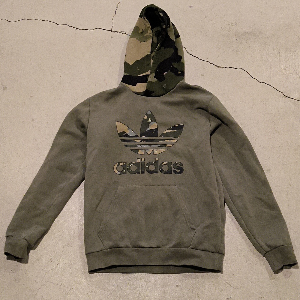 Adidas Women's Camo Design Hoodie